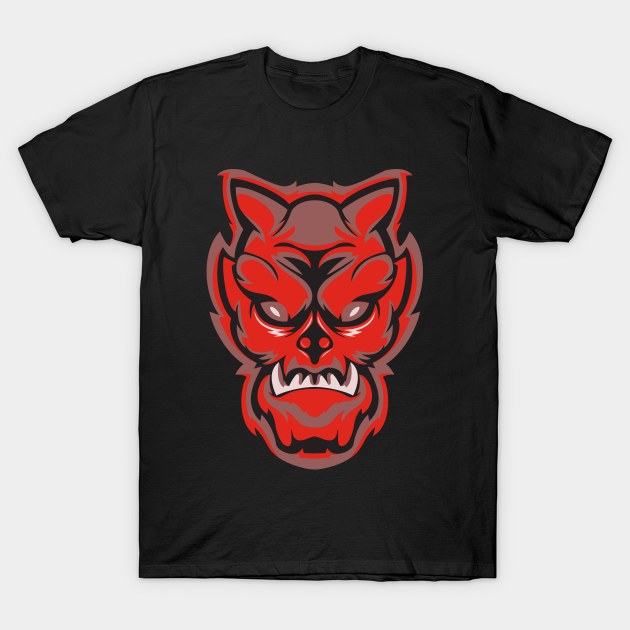 Devil Head T-Shirt by Rachmattt